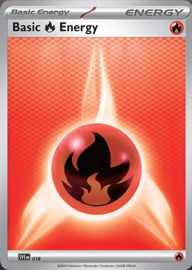 Basic Fire Energy #18 - Pokemon Scarlet & Violet Energy