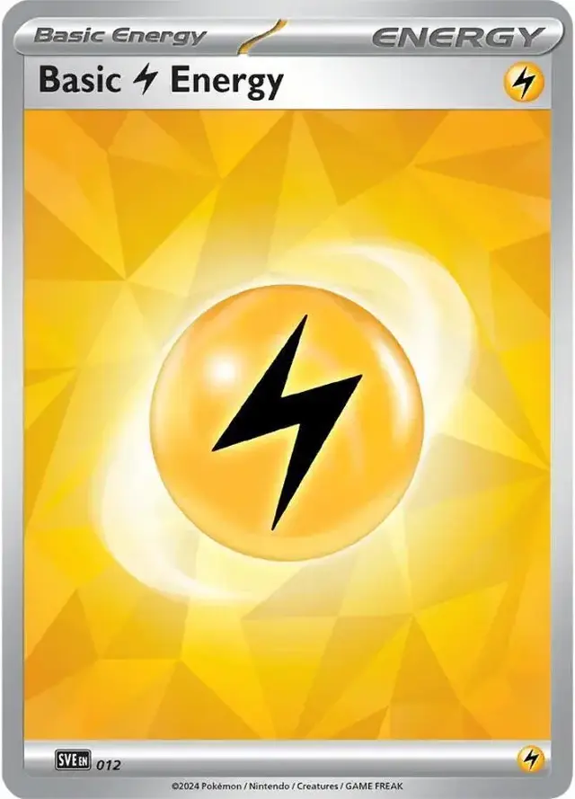 Basic Lightning Energy #12 - Pokemon Scarlet & Violet Energy