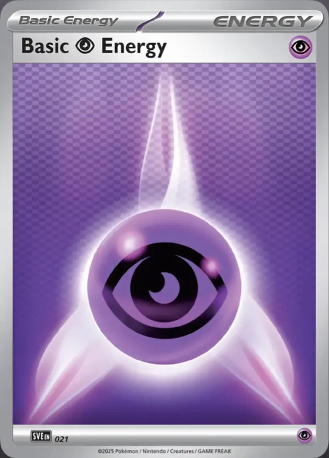 Basic Psychic Energy #21 - Pokemon Scarlet & Violet Energy