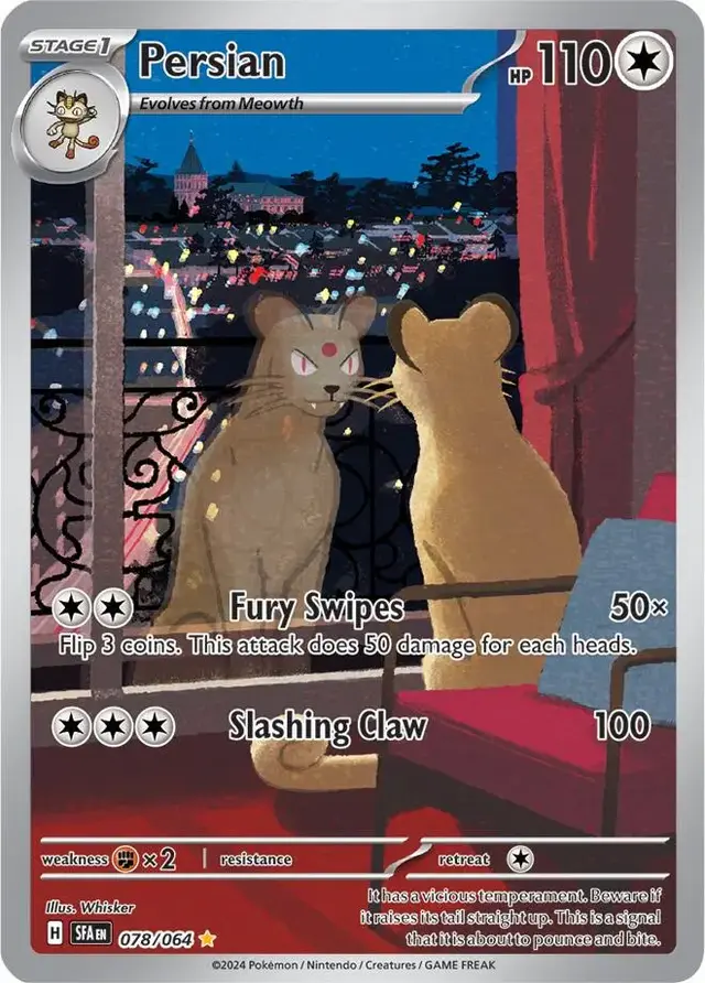 Persian - Pokemon Shrouded Fable #78