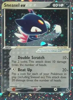 Sneasel EX 103 - Pokemon Ruby & Sapphire