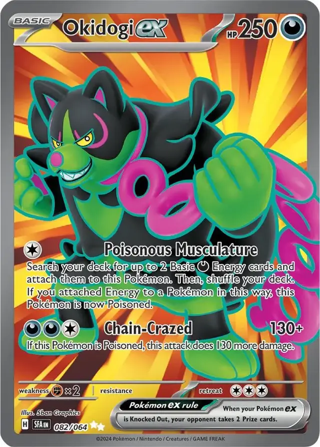 Okidogi ex - Pokemon Shrouded Fable #82