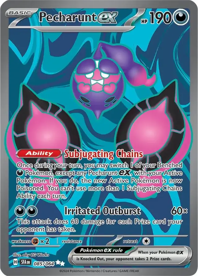 Pecharunt ex - Pokemon Shrouded Fable #85