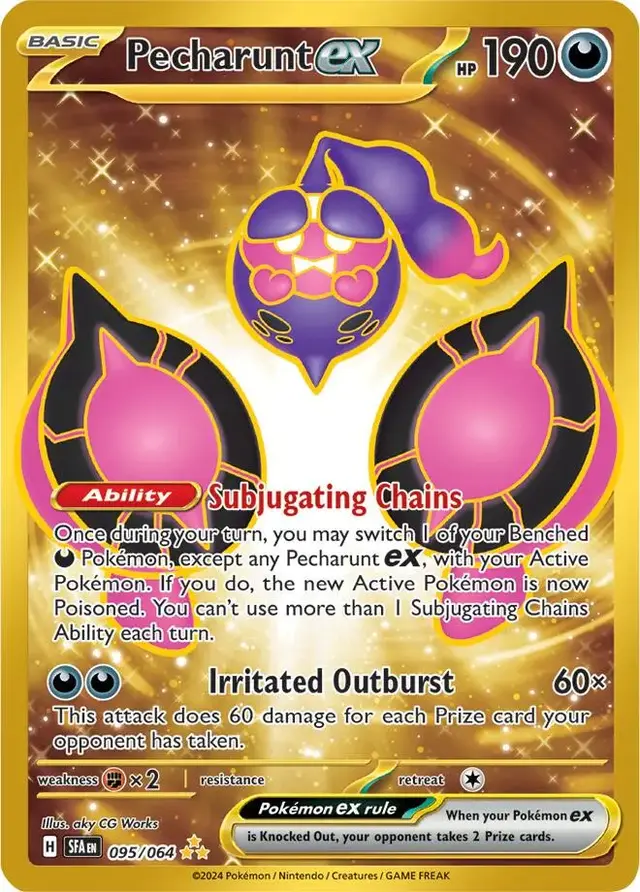 Pecharunt ex - Pokemon Shrouded Fable #95