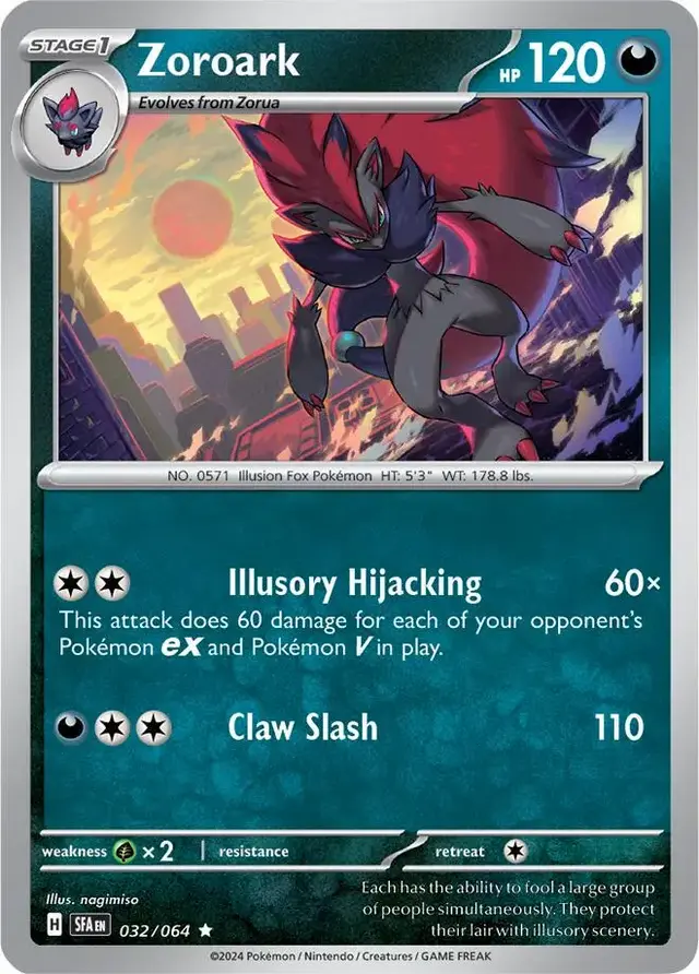 Zoroark - Pokemon Shrouded Fable #32