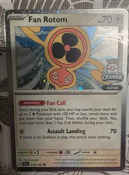 Fan Rotom [Premier Ball League Judge] #118 - Pokemon Stellar Crown