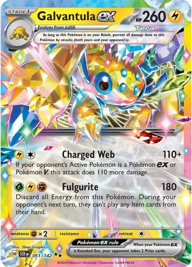 Galvantula ex - Pokemon Stellar Crown #51