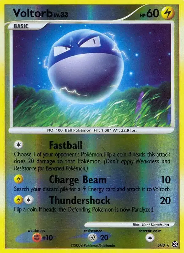 Voltorb - Pokemon Stormfront #SH3