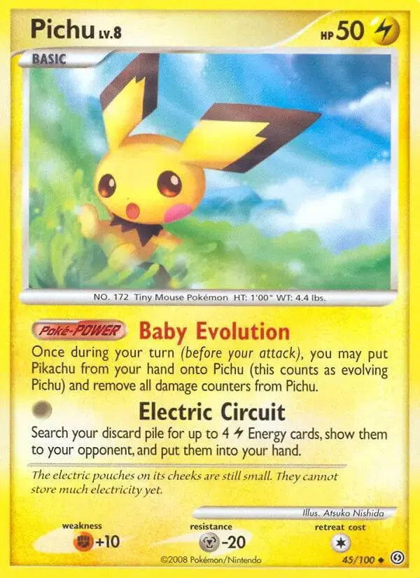 Pichu - Pokemon Stormfront #45