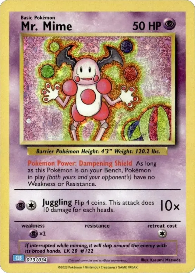 Mr. Mime - Pokemon TCG Classic: Blastoise Deck #13