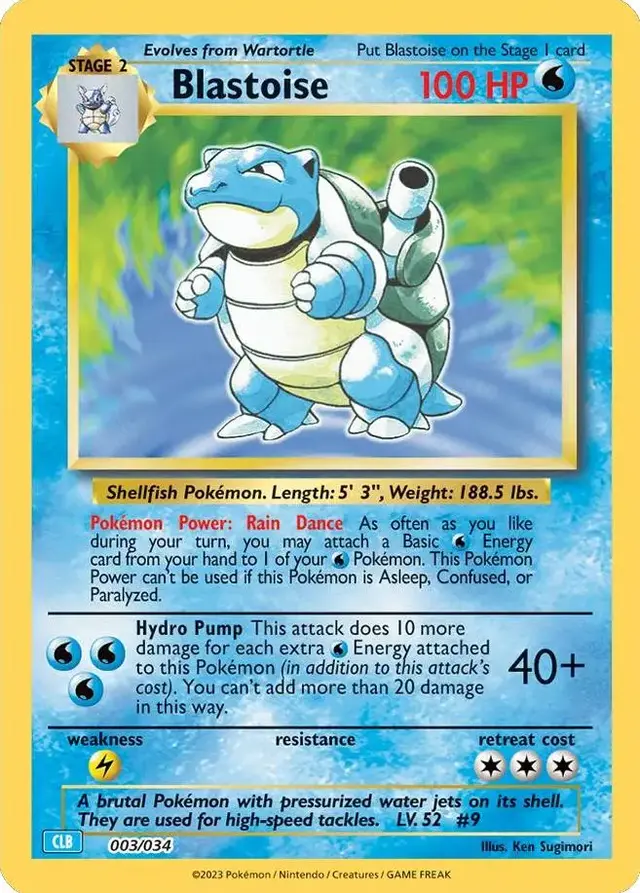 Blastoise - Pokemon TCG Classic: Blastoise Deck #3