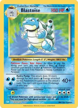 Blastoise #3 - Pokemon TCG Classic: Blastoise Deck