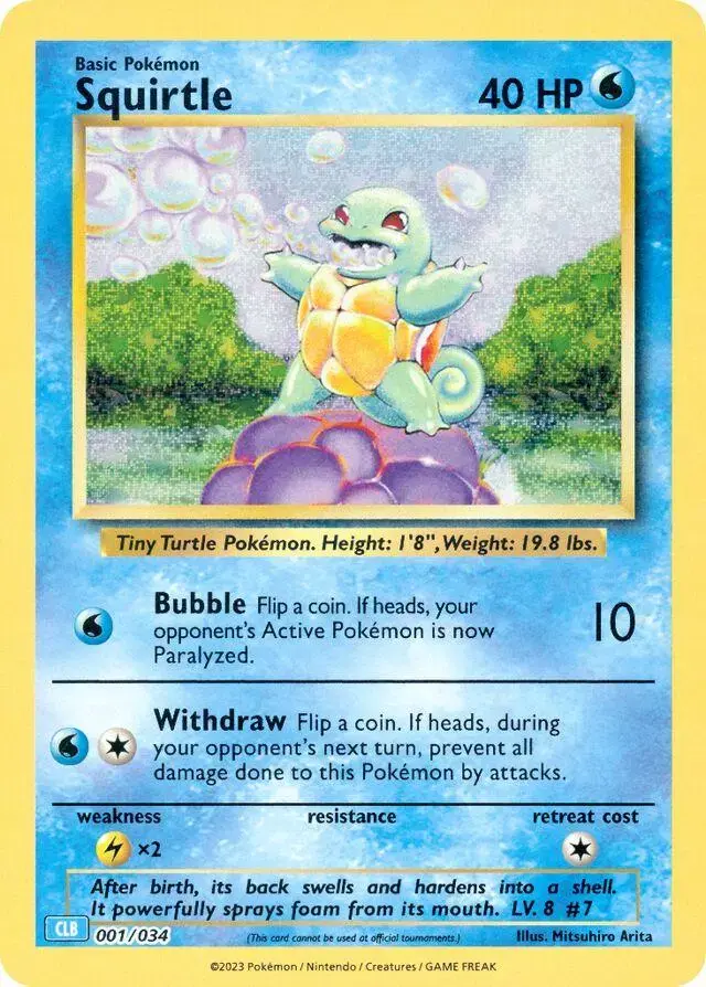 Squirtle - Pokemon TCG Classic: Blastoise Deck #1