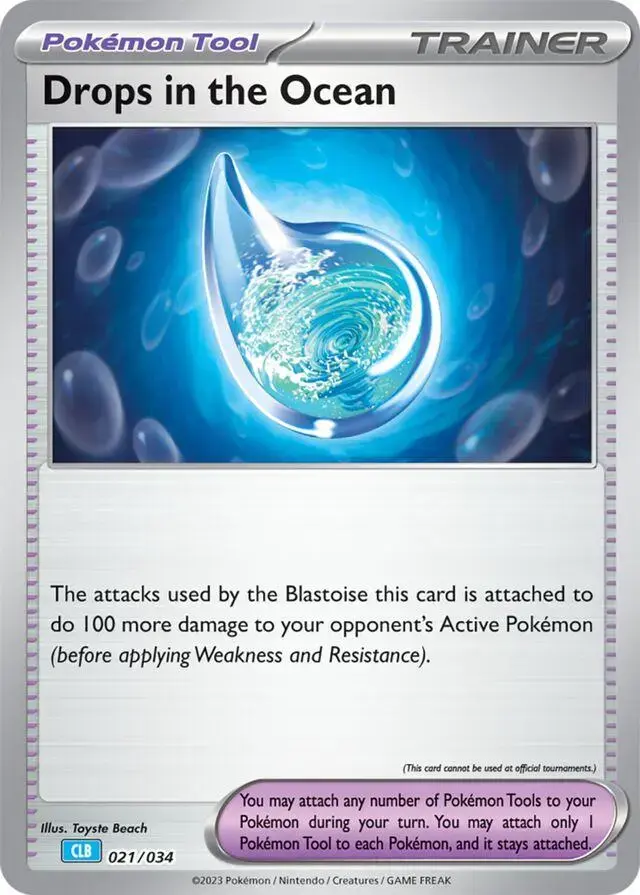 Drops in the Ocean - Pokemon TCG Classic: Blastoise Deck #21