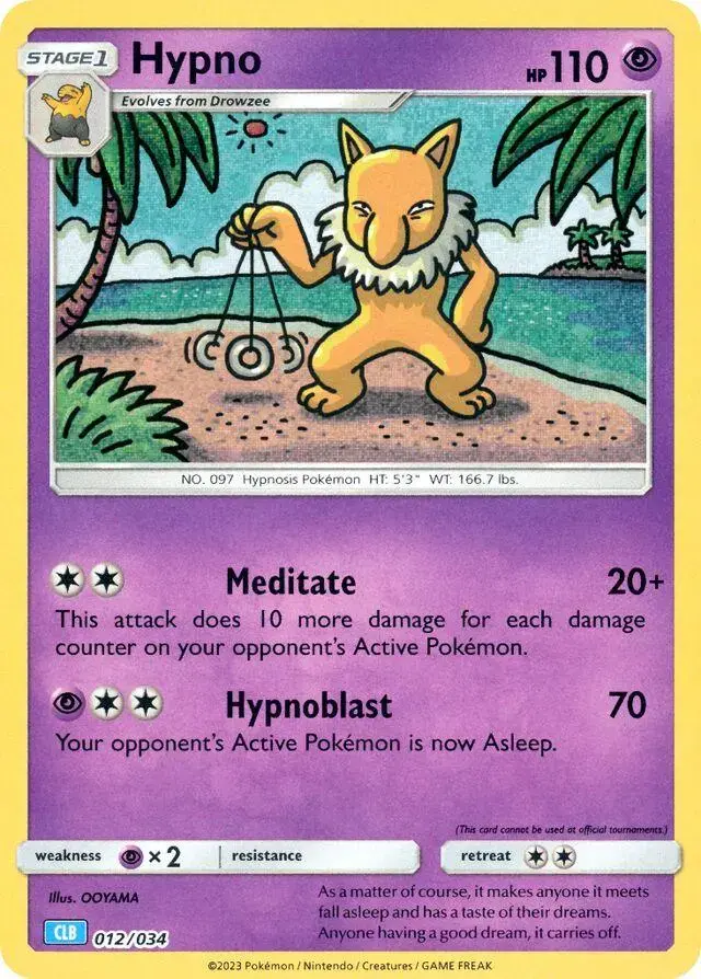 Hypno - Pokemon TCG Classic: Blastoise Deck #12