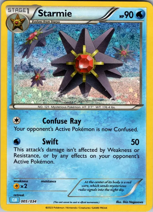 Starmie - Pokemon TCG Classic: Blastoise Deck #5