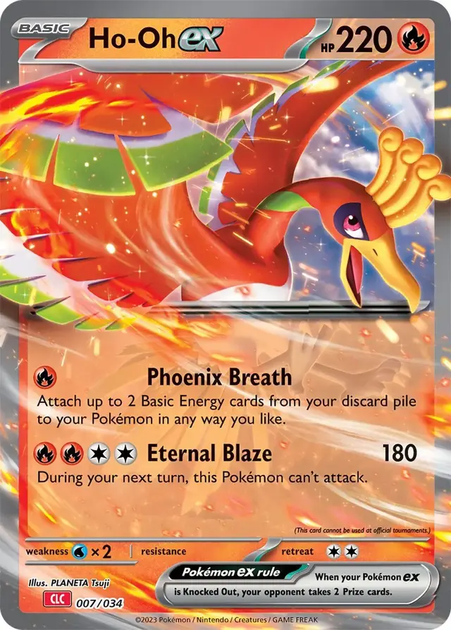 Ho-Oh ex - Pokemon TCG Classic: Charizard Deck #7