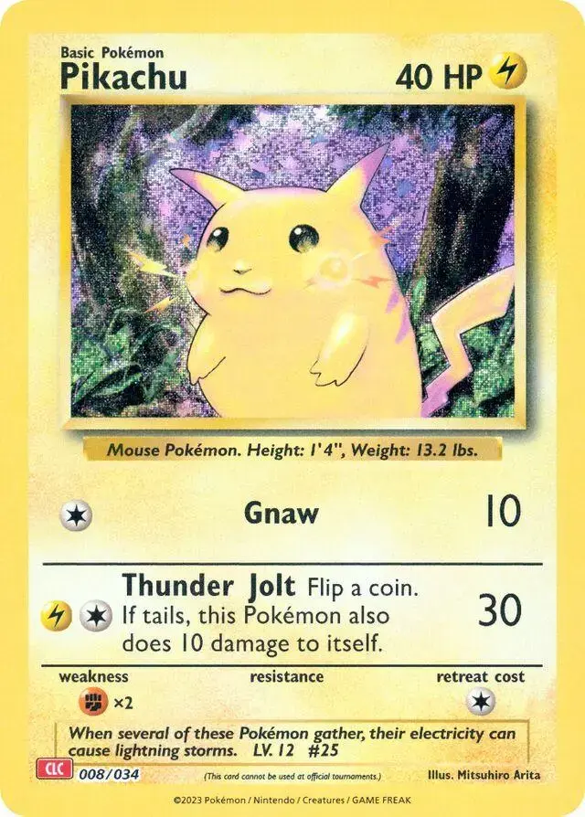 Pikachu - Pokemon TCG Classic: Charizard Deck #8