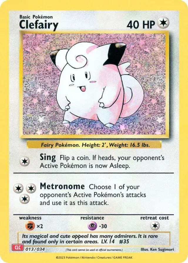 Clefairy - Pokemon TCG Classic: Charizard Deck #13