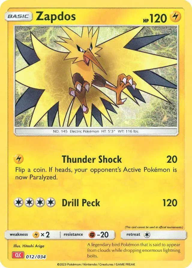 Zapdos - Pokemon TCG Classic: Charizard Deck #12