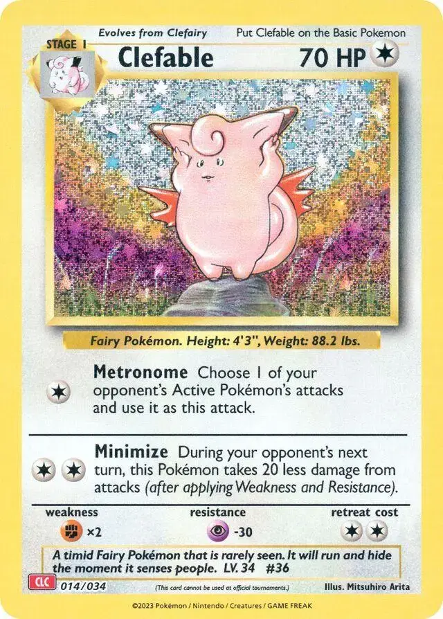 Clefable - Pokemon TCG Classic: Charizard Deck #14