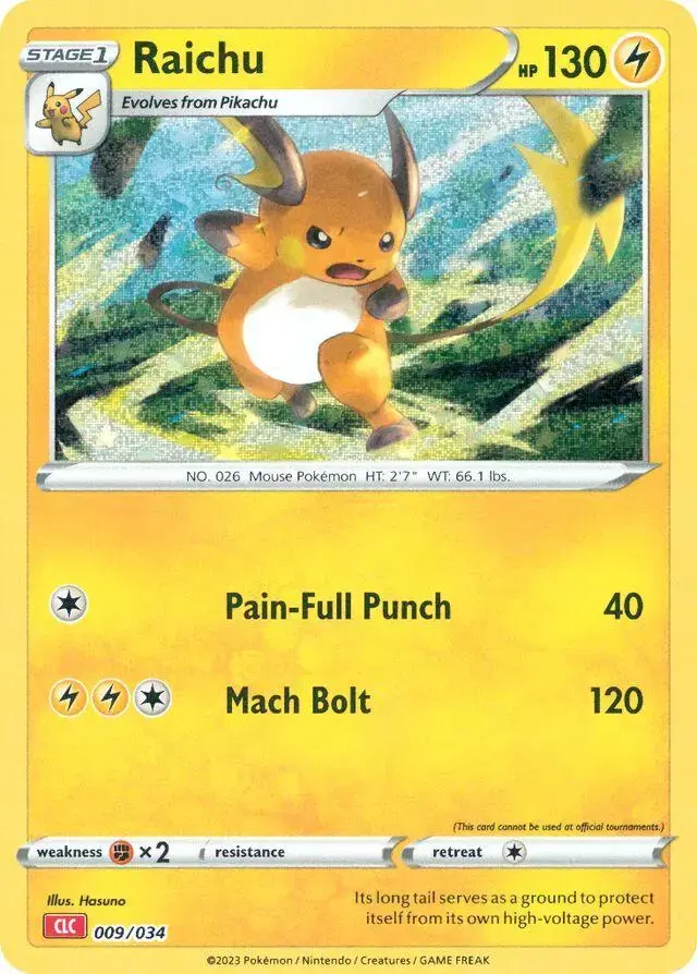 Raichu - Pokemon TCG Classic: Charizard Deck #9