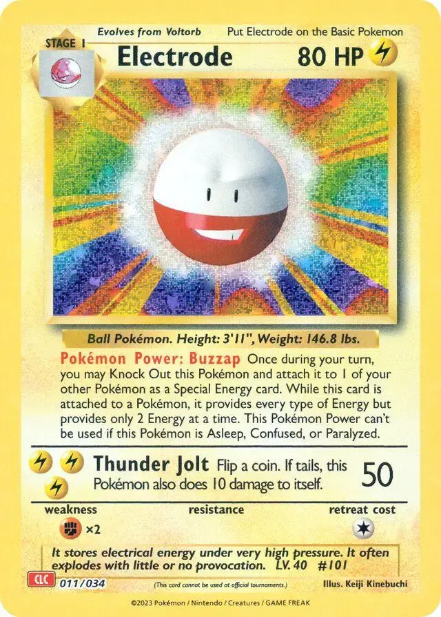Electrode - Pokemon TCG Classic: Charizard Deck #11
