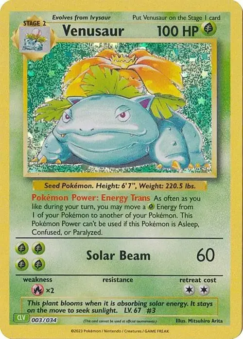 Venusaur - Pokemon TCG Classic: Venusaur Deck #3