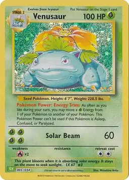 Venusaur #3 - Pokemon TCG Classic: Venusaur Deck