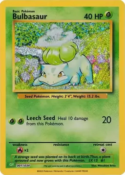 Bulbasaur #1 - Pokemon TCG Classic: Venusaur Deck