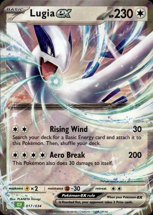 Lugia EX [Jumbo] - Pokemon TCG Classic: Venusaur Deck #17