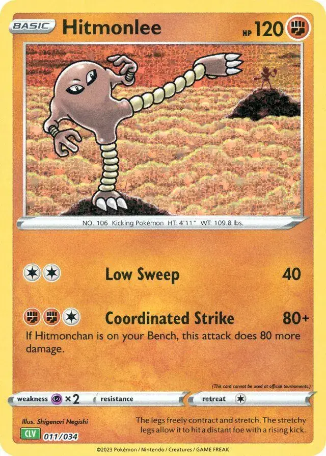 Hitmonlee - Pokemon TCG Classic: Venusaur Deck #11