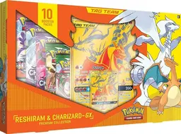 Reshiram & Charizard GX Premium Collection Box - Pokemon Team Up