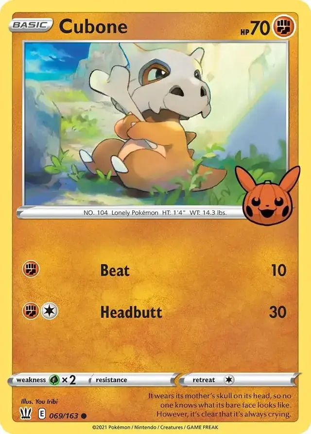 Cubone - Pokemon Trick or Trade 2022 #69