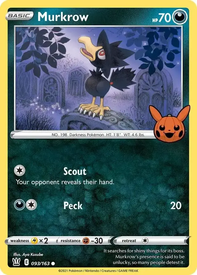 Murkrow - Pokemon Trick or Trade 2022 #93