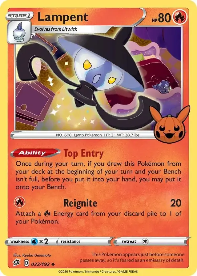 Lampent - Pokemon Trick or Trade 2022 #32