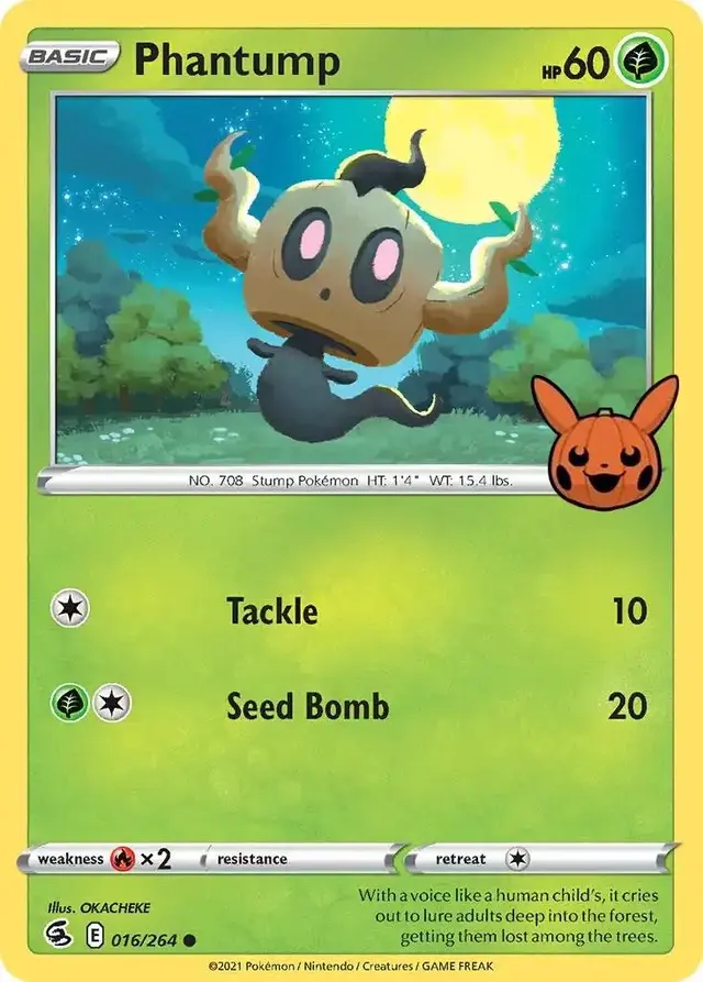 Phantump - Pokemon Trick or Trade 2022 #16