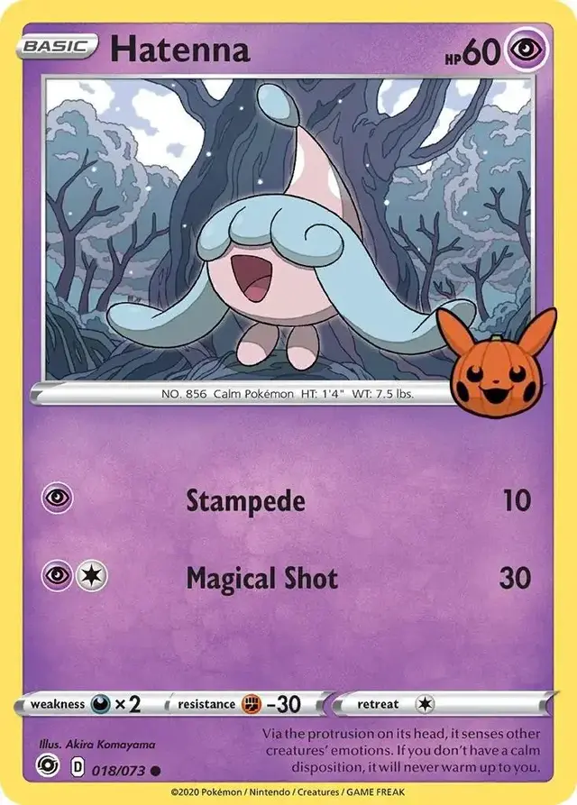 Hatenna - Pokemon Trick or Trade 2022 #18