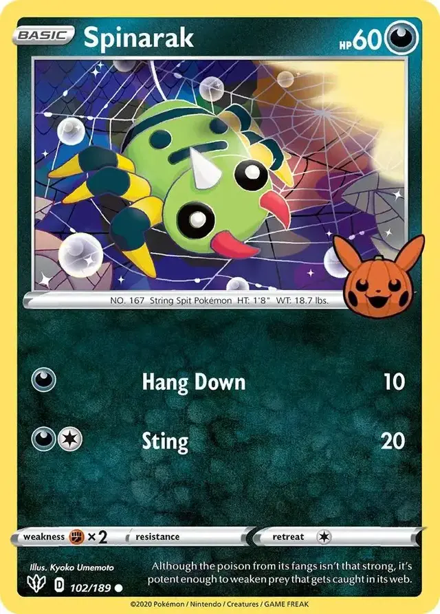 Spinarak - Pokemon Trick or Trade 2022 #102