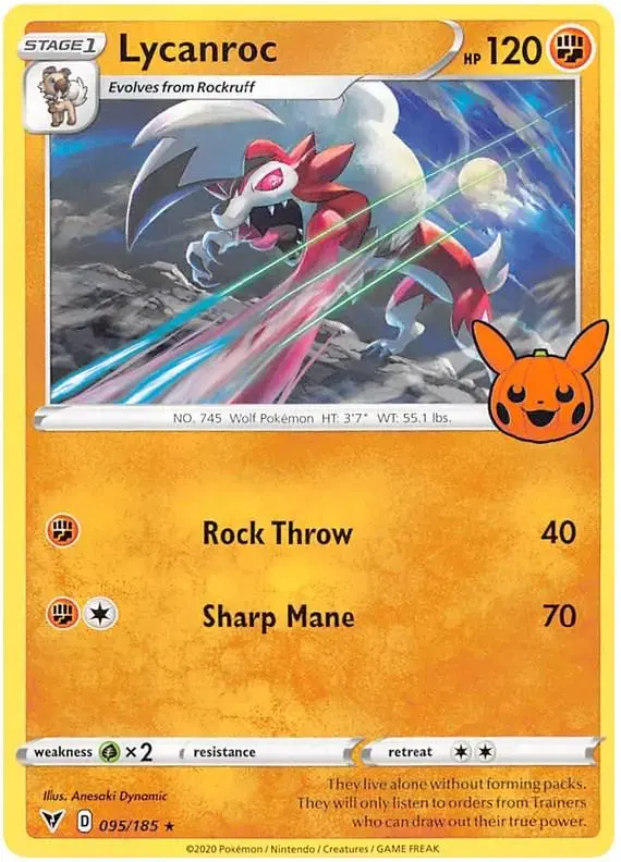 Lycanroc - Pokemon Trick or Trade 2023 #95