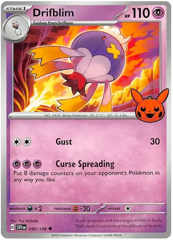 Drifblim - Pokemon Trick or Trade 2023 #90
