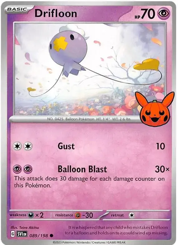 Drifloon - Pokemon Trick or Trade 2023 #89