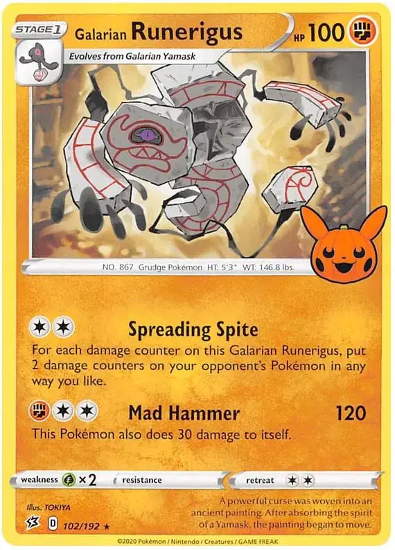 Galarian Runerigus - Pokemon Trick or Trade 2023 #102