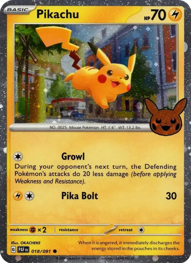 Pikachu - Pokemon Trick or Trade 2024 #18