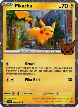 Pikachu #18 - Pokemon Trick or Trade 2024