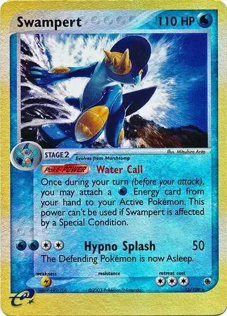 Swampert [Reverse Holo] - Pokemon Ruby & Sapphire #13