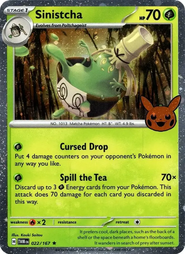 Sinistcha - Pokemon Trick or Trade 2024 #22
