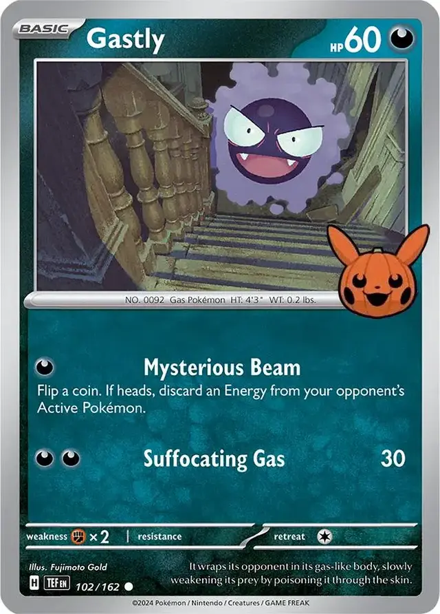 Gastly - Pokemon Trick or Trade 2024 #102