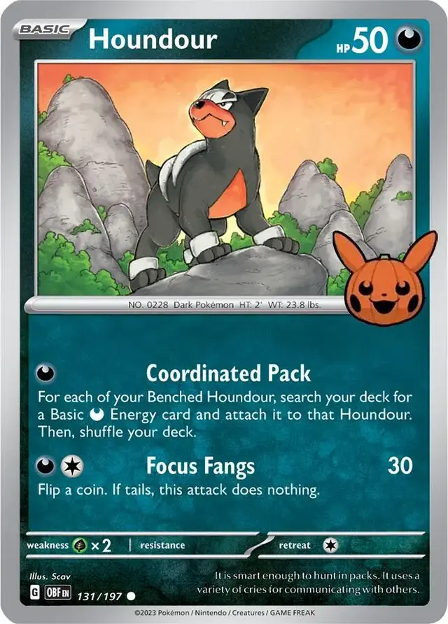 Houndour - Pokemon Trick or Trade 2024 #131