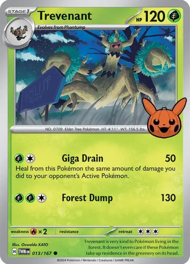 Trevenant - Pokemon Trick or Trade 2024 #13